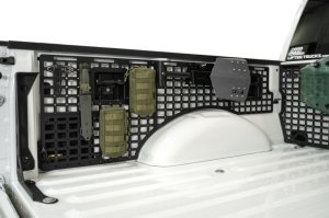 Ford F-150 Bed Side Molle Panels - Driver Rear - Addictive Desert Designs - Hammer Black - `21-`25